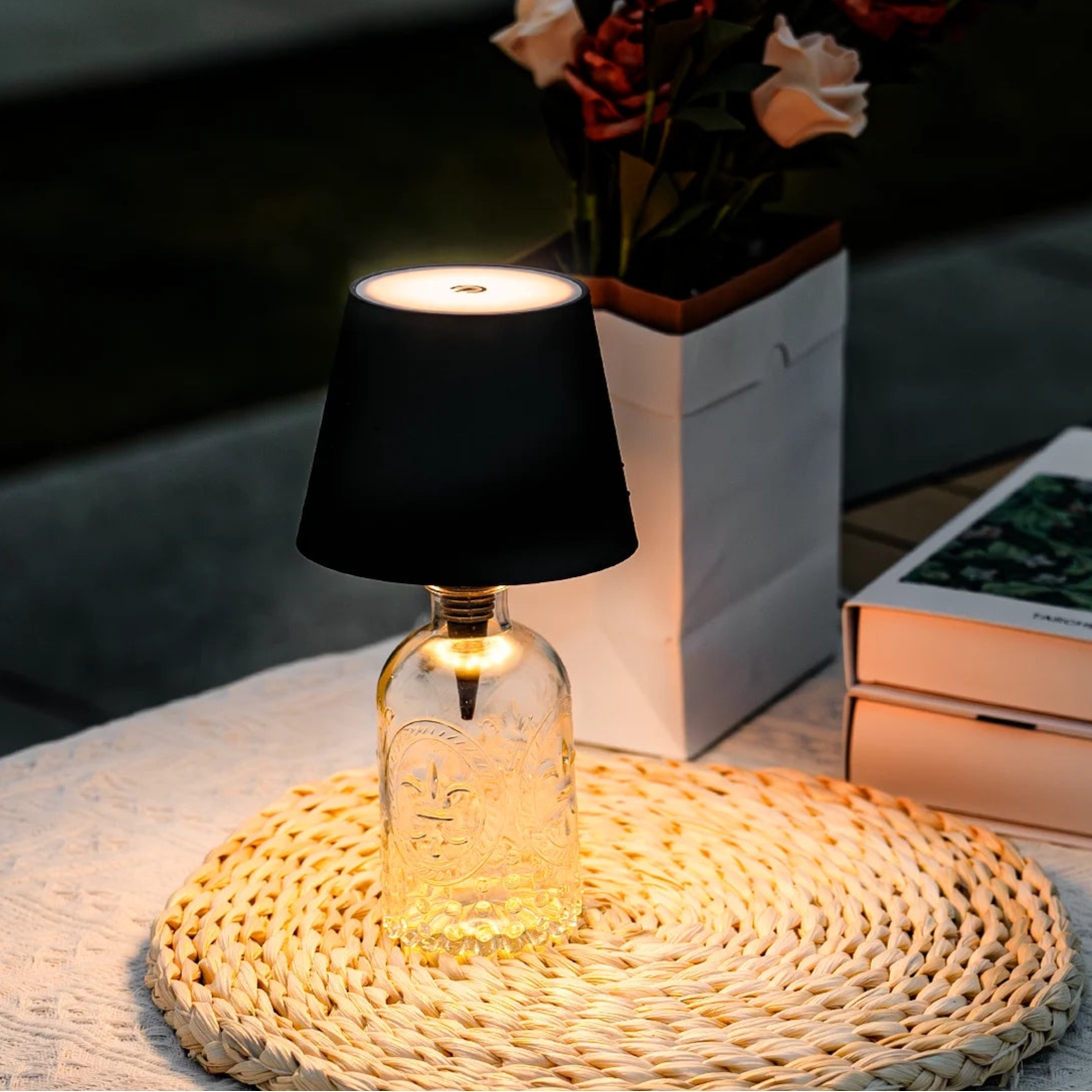GlowingGlass Bottle Lamp