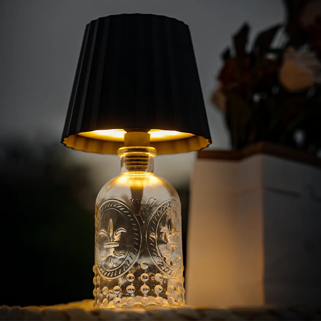 GlowingGlass Bottle Lamp